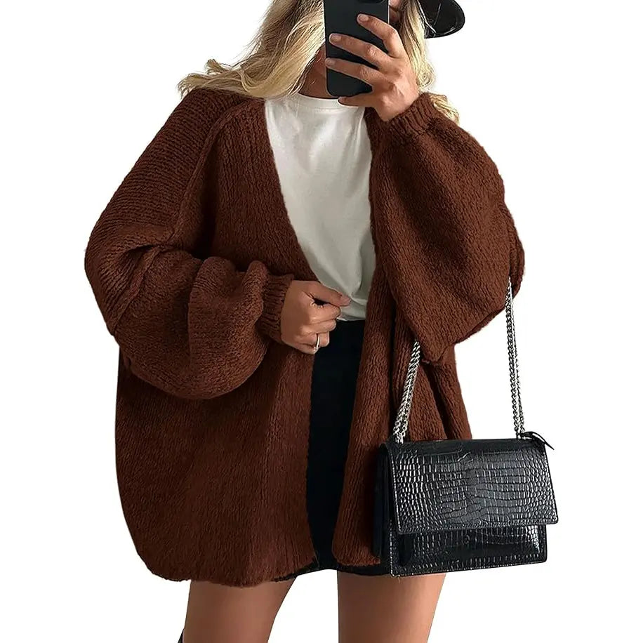 The Everyday Oversized Cardigan-A lightweight layer for those in-between-weather days.