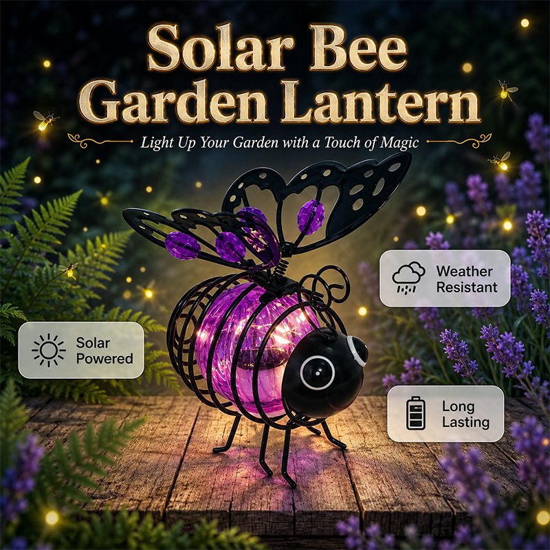 Hanging Solar Bee Light