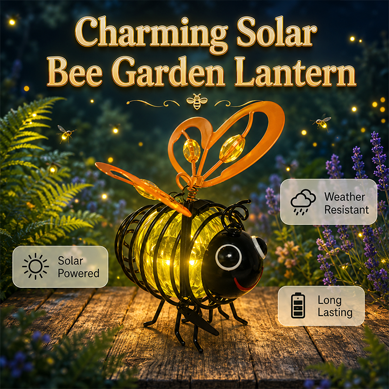 Hanging Solar Bee Light