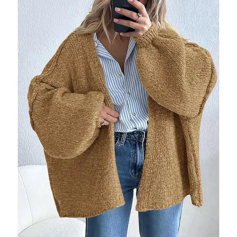 The Everyday Oversized Cardigan-A lightweight layer for those in-between-weather days.