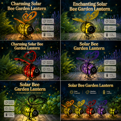 Hanging Solar Bee Light