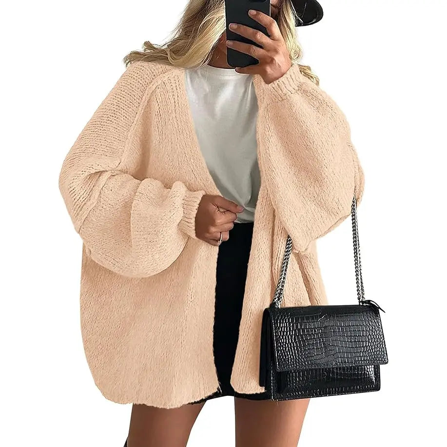 The Everyday Oversized Cardigan-A lightweight layer for those in-between-weather days.