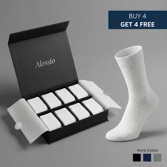 Alessio Premium Bamboo Crew Socks