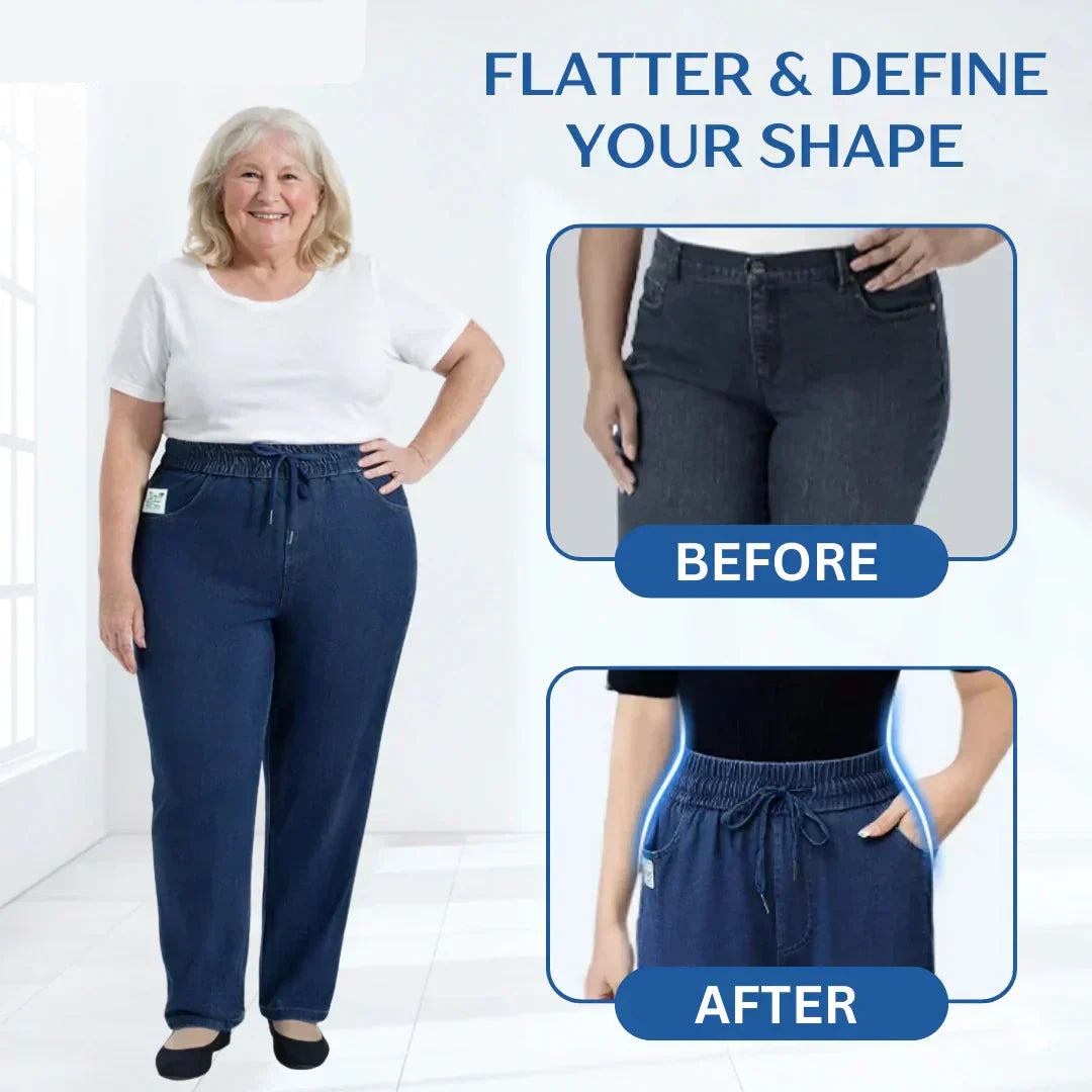 🔥🌷LAST DAY SPECIAL PRICE: $12.99!!💖High Waist Ultra-Stretch Mom Jeans