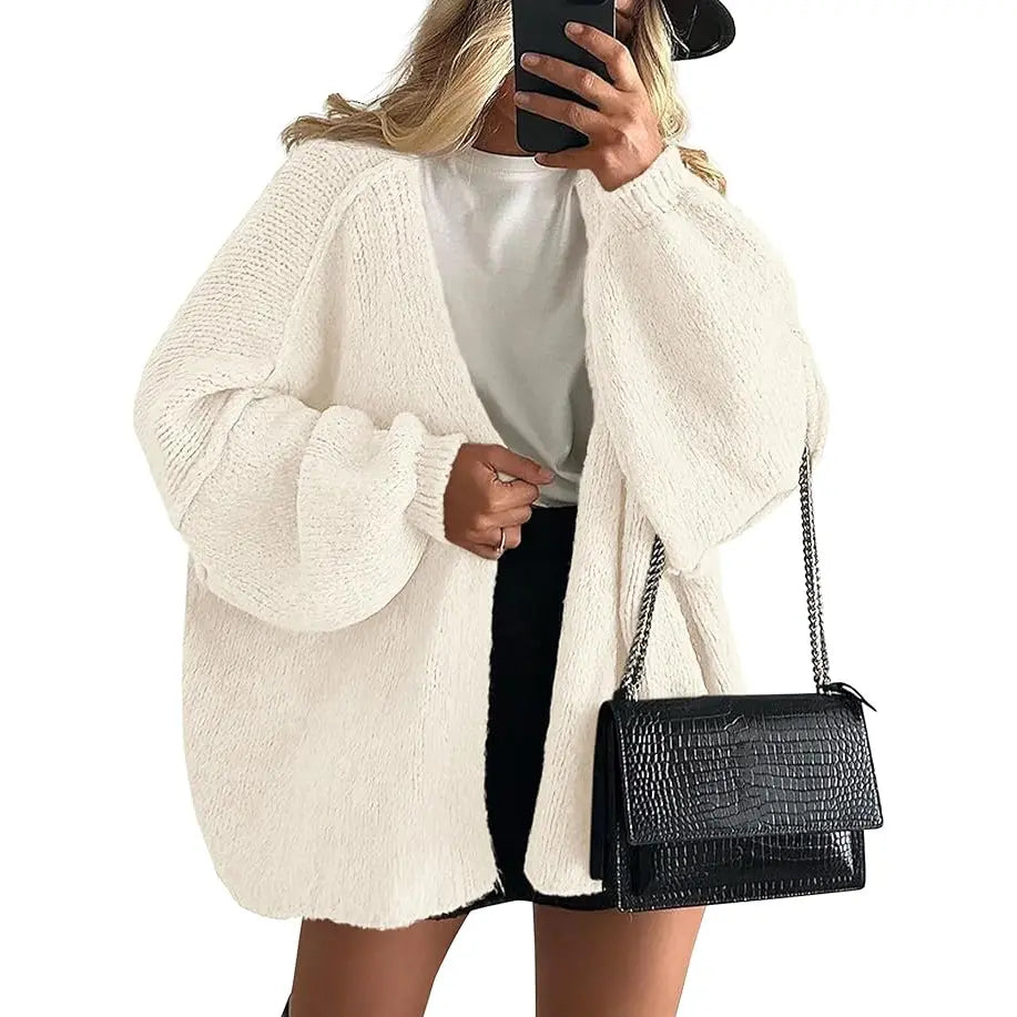 The Everyday Oversized Cardigan-A lightweight layer for those in-between-weather days.