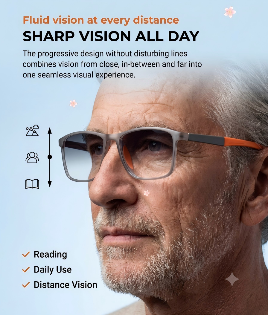 🔥 HOT Sale🔥⏰50% off🔥 progressive multifocal lenses - photochromic reading glasses