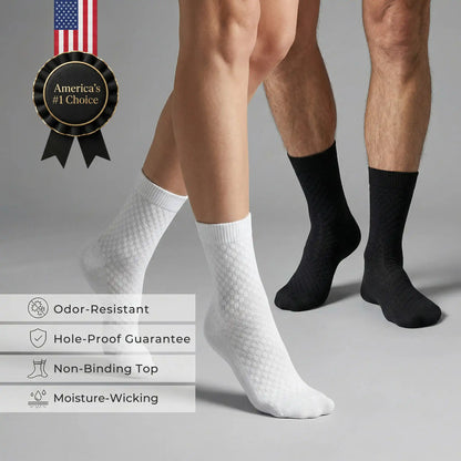 Alessio Premium Bamboo Crew Socks