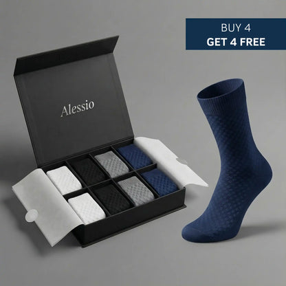 Alessio Premium Bamboo Crew Socks
