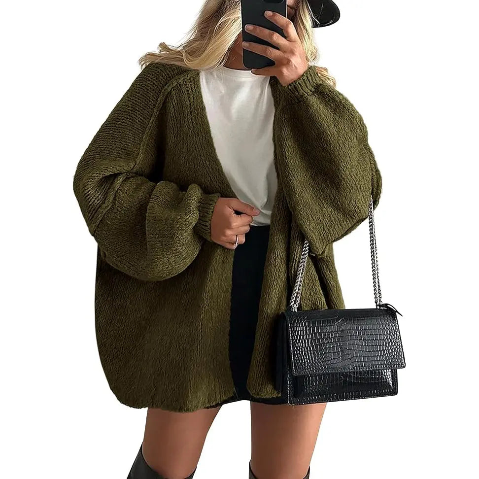The Everyday Oversized Cardigan-A lightweight layer for those in-between-weather days.