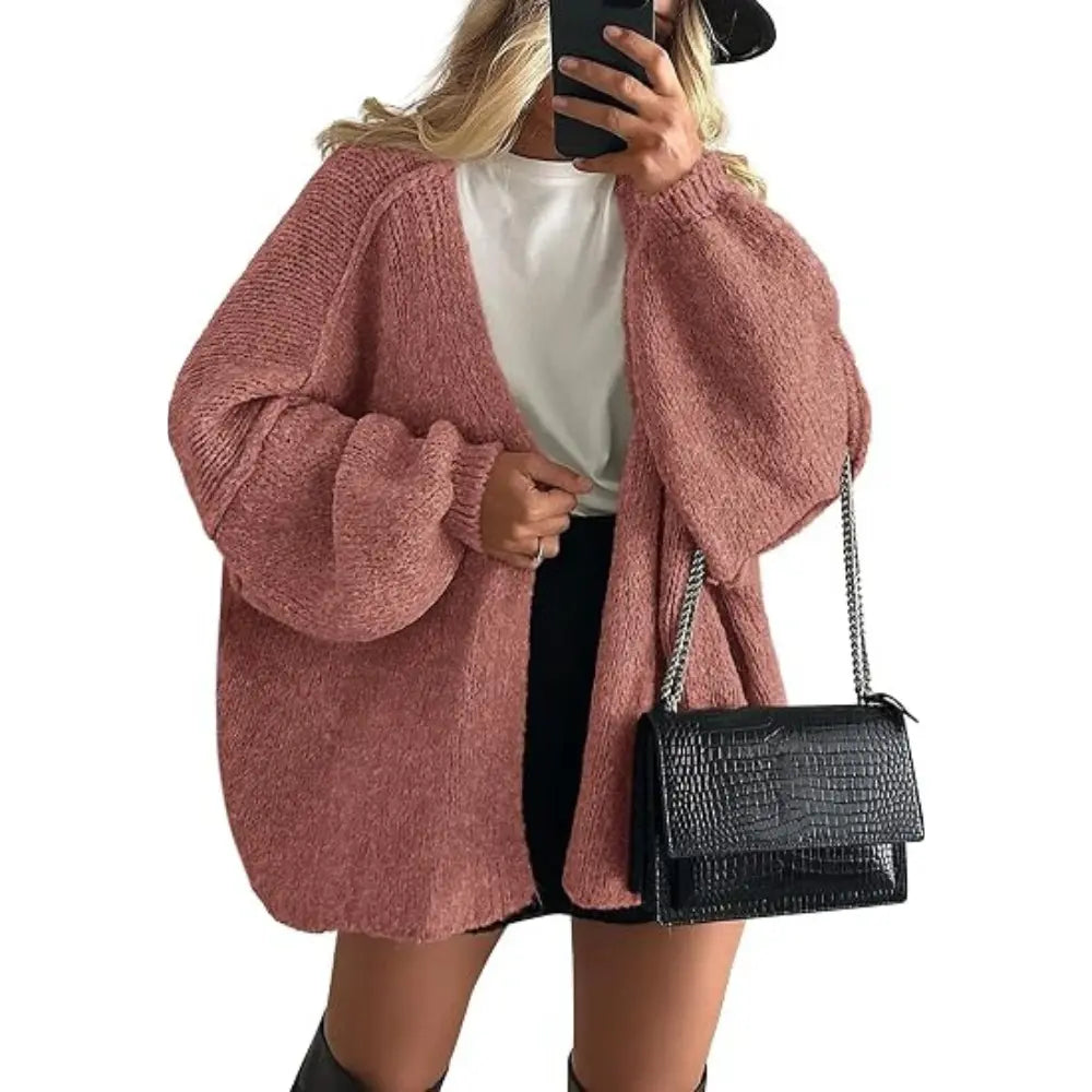 The Everyday Oversized Cardigan-A lightweight layer for those in-between-weather days.