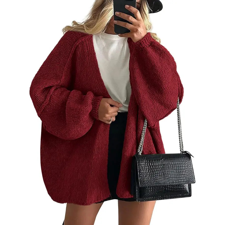 The Everyday Oversized Cardigan-A lightweight layer for those in-between-weather days.