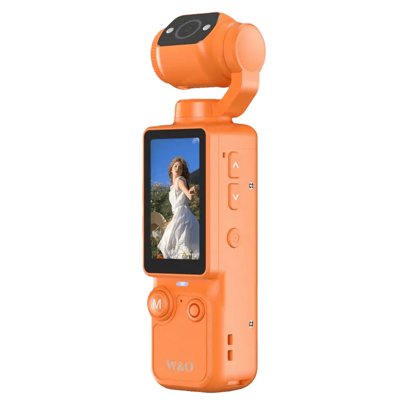 🎥 Upgraded Vlogging Camera – 180° Rotating Lens, Full-Body Video Recorder for Travel, Daily Life & Content Creation