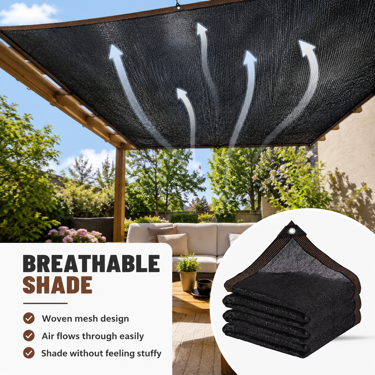 💥50% OFF🌿 UV-resistant, breathable, cooling, high-quality woven sunshade