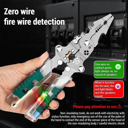 💯 Father’s Day Flash Sale – 50% OFF! ⚡ Smart Anti‑Shock Multifunctional Wire Stripper & Safety Tester