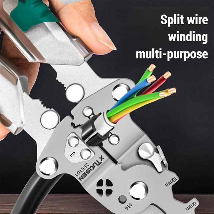 💯 Father’s Day Flash Sale – 50% OFF! ⚡ Smart Anti‑Shock Multifunctional Wire Stripper & Safety Tester