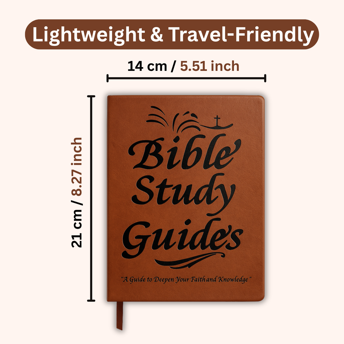 Height and width of Bible study guides