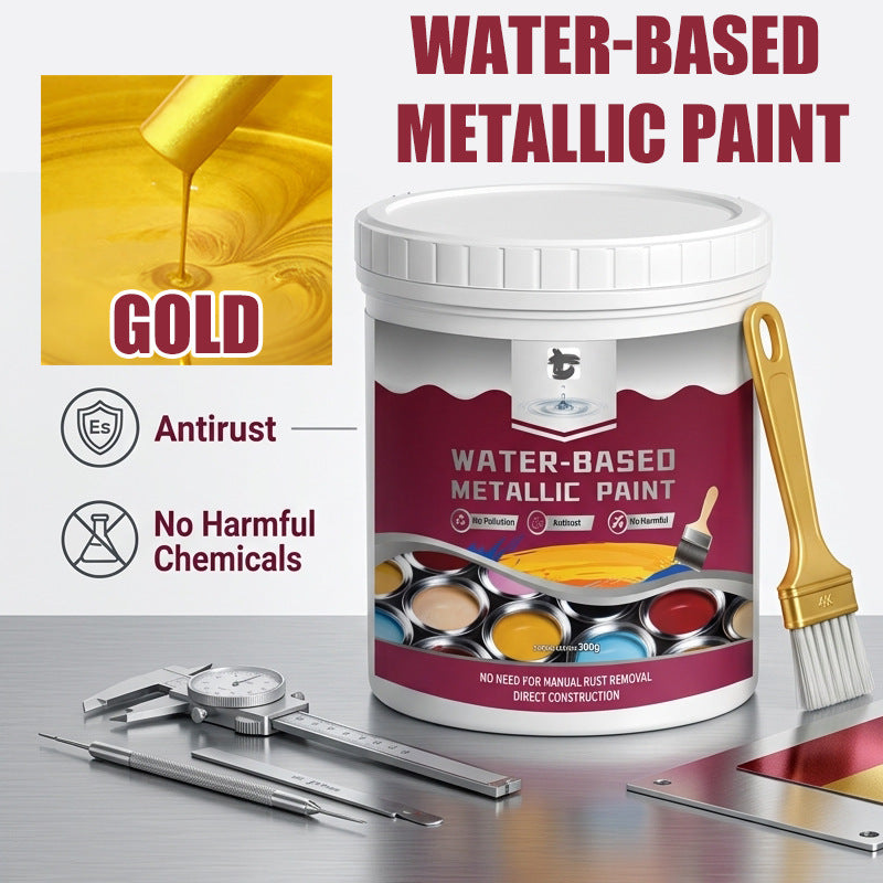⏳Time-Limited Special⏰Rust Converter Metallic Paint – One coat stops rust, no sanding, no fumes. Dries to a sleek metal finish🛡️
