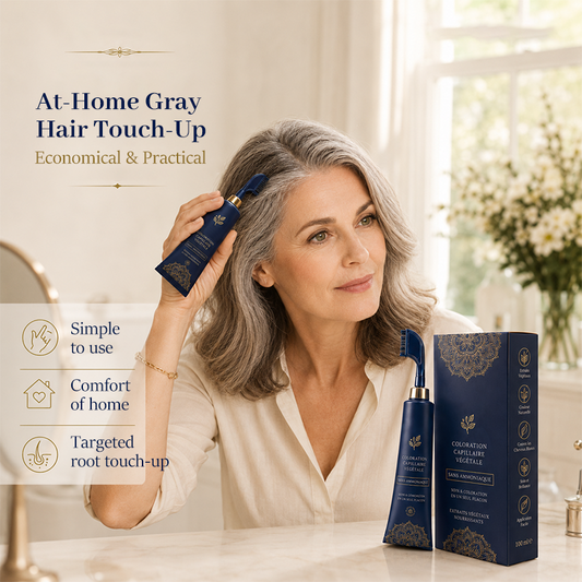 Herbal Hair Dye Comb for Home Use
