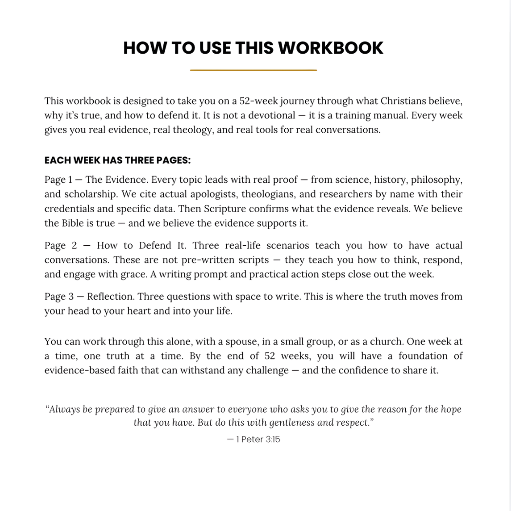 Systematic Theology: 52 Week Workbook for Adults