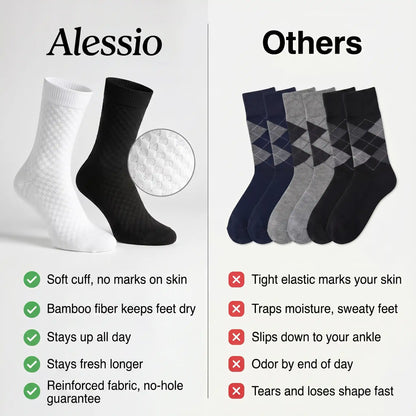Alessio Premium Bamboo Crew Socks