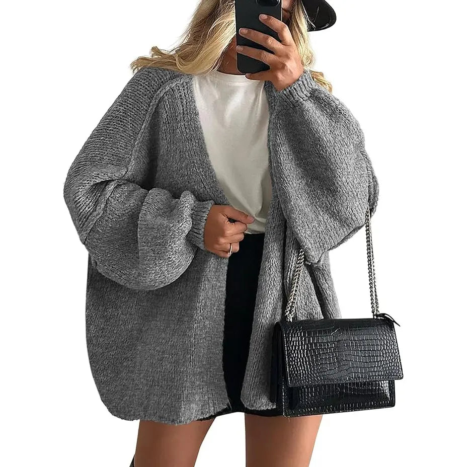The Everyday Oversized Cardigan-A lightweight layer for those in-between-weather days.