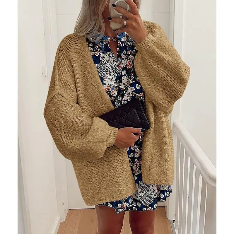 The Everyday Oversized Cardigan-A lightweight layer for those in-between-weather days.
