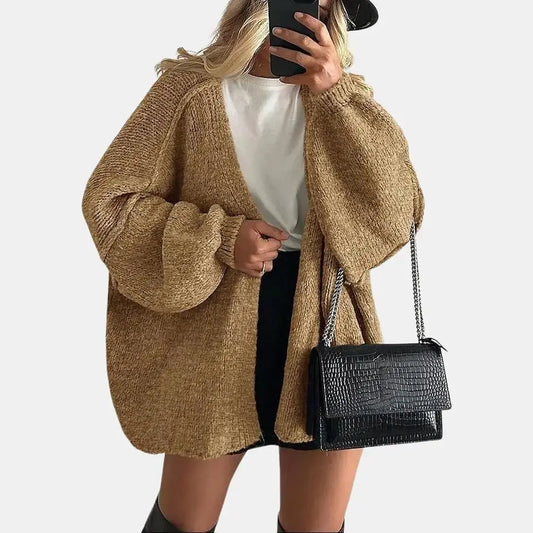 The Everyday Oversized Cardigan-A lightweight layer for those in-between-weather days.