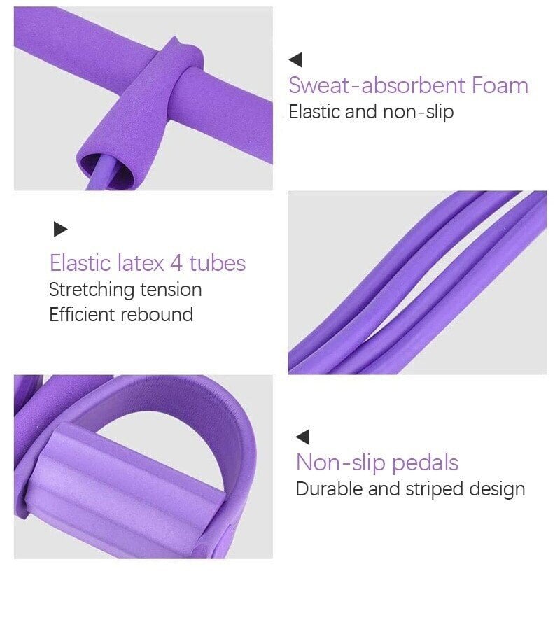 🎁80K+ SOLD!🎁21 Fitness Resistance Bands-4 Tube Pedal Ankle Puller