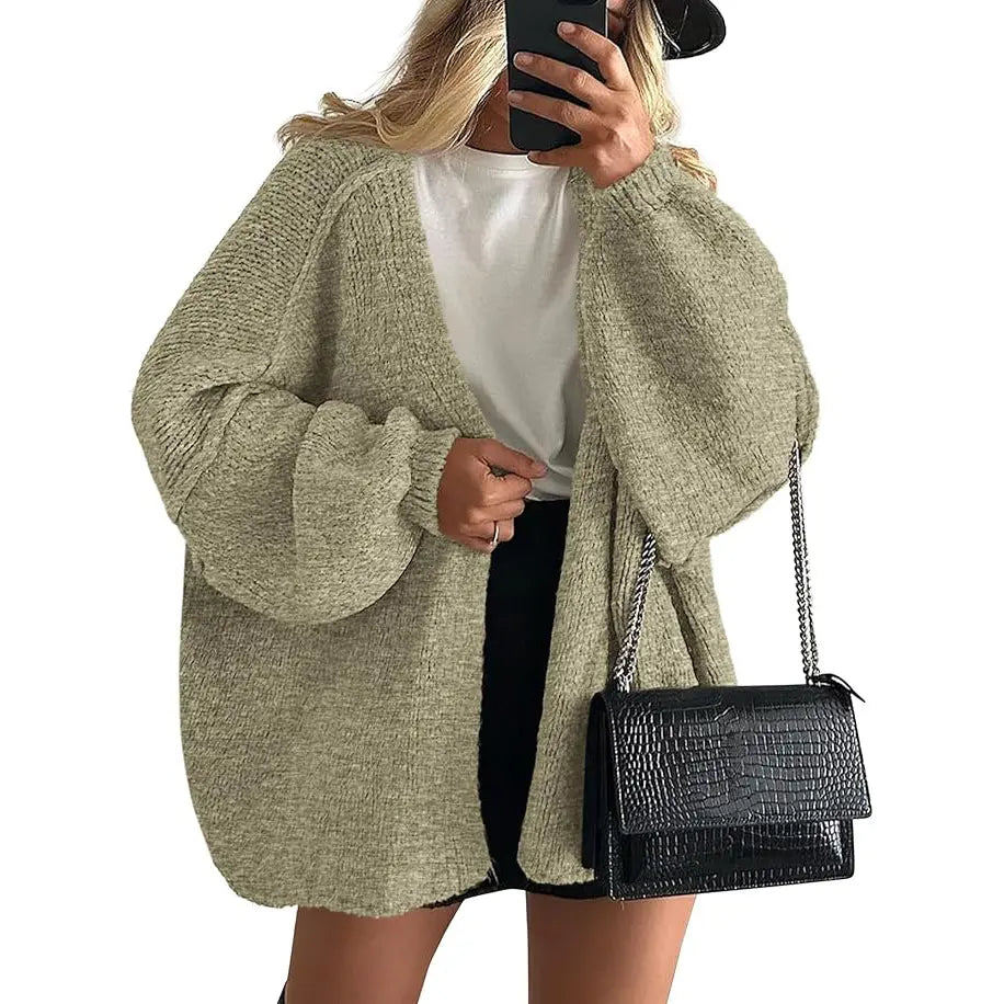 The Everyday Oversized Cardigan-A lightweight layer for those in-between-weather days.