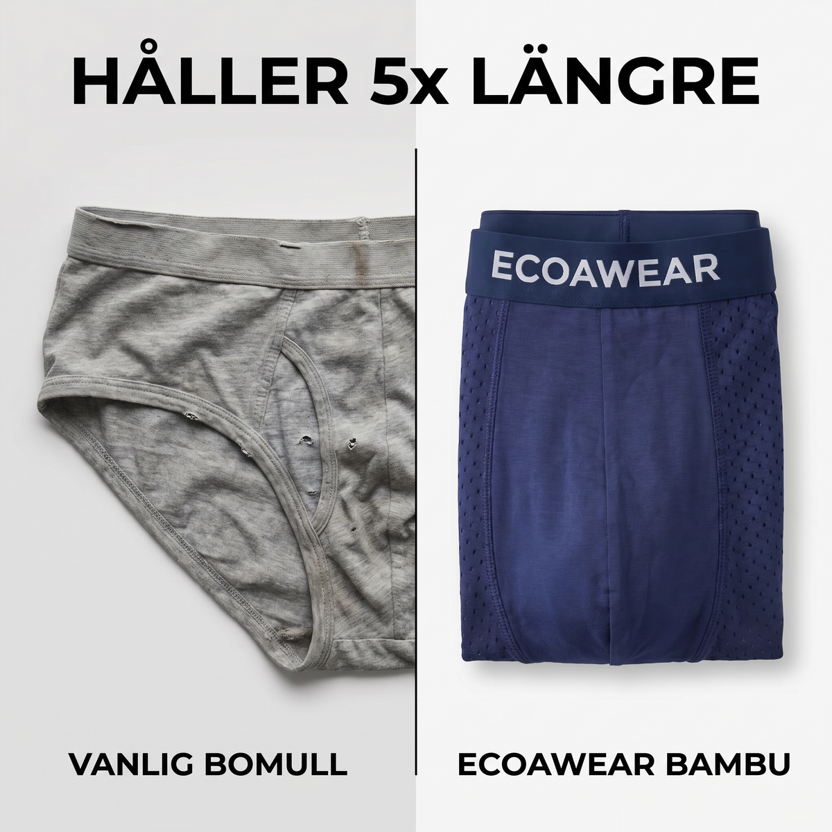 ECOAWEAR® Bambuboxers 5-Pack | Få 7 extra GRATIS