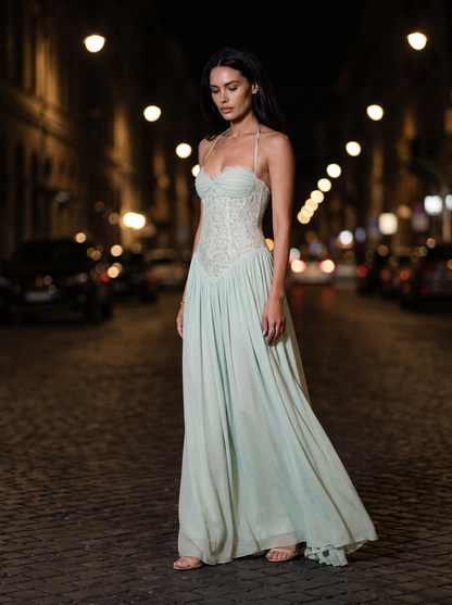 Aubrey Maxi Dress Mint side
