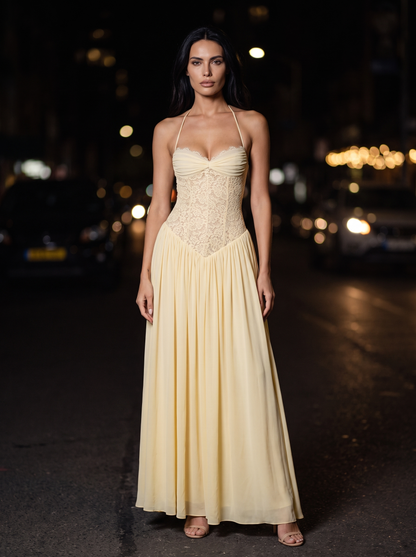 Aubrey Maxi Dress Butter front