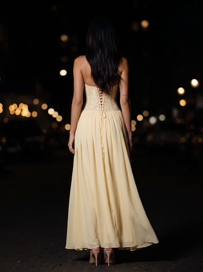Aubrey Maxi Dress Butter back