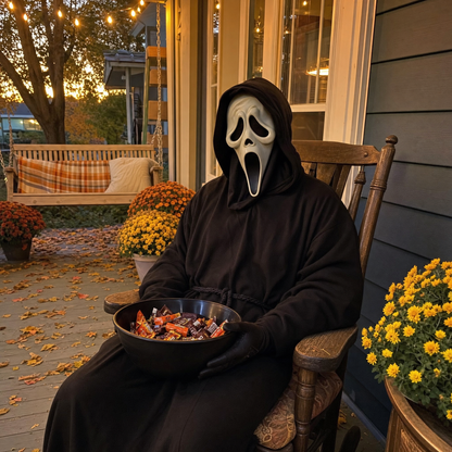 The Hooded Screamer - porch lifestyle