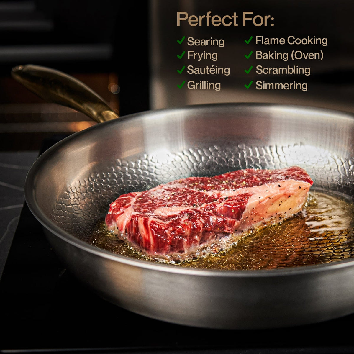 Kaizen Titanium Hammered Nutri Pan Pro 2.0