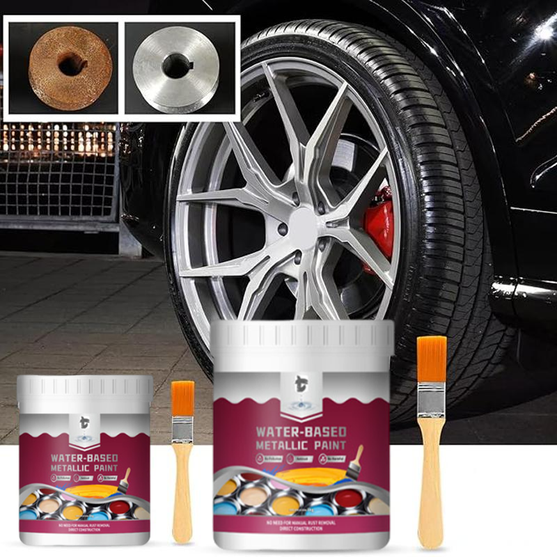 ⏳Time-Limited Special⏰Rust Converter Metallic Paint – One coat stops rust, no sanding, no fumes. Dries to a sleek metal finish🛡️