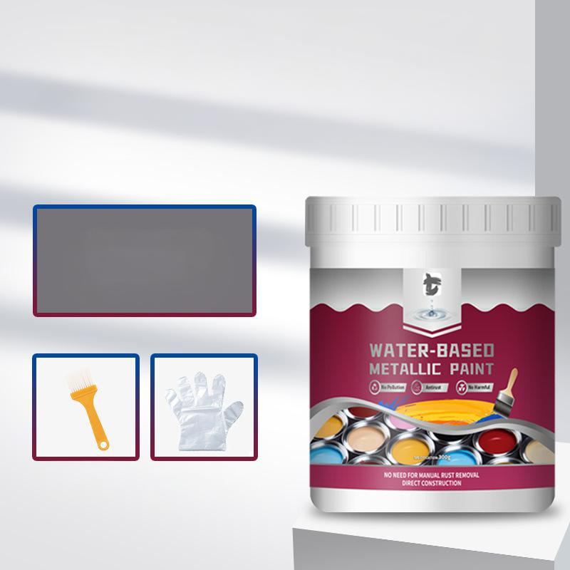 ⏳Time-Limited Special⏰Rust Converter Metallic Paint – One coat stops rust, no sanding, no fumes. Dries to a sleek metal finish🛡️