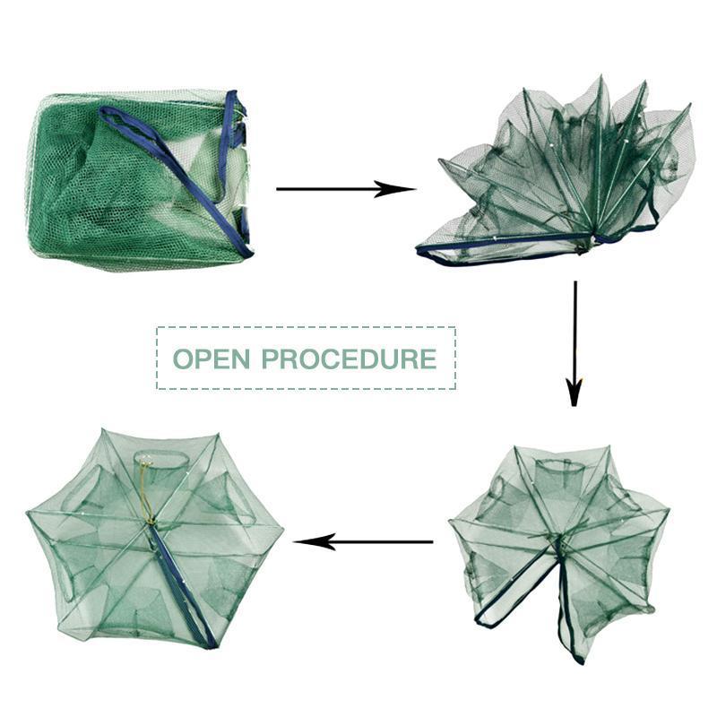 🦐🦀Automatic Foldable Fish Catcher – The Smart Trap for Bigger Catches! 🎣✨
