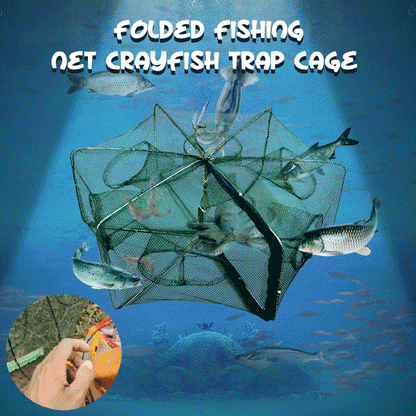 🦐🦀Automatic Foldable Fish Catcher – The Smart Trap for Bigger Catches! 🎣✨