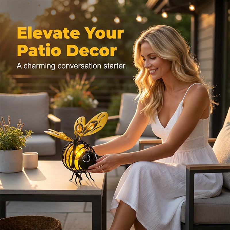 Hanging Solar Bee Light