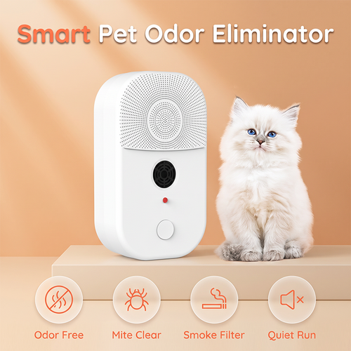2-in-1 Pet Air Purifier & Ultrasonic Mite Repellent Device