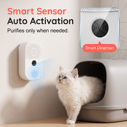 2-in-1 Pet Air Purifier & Ultrasonic Mite Repellent Device