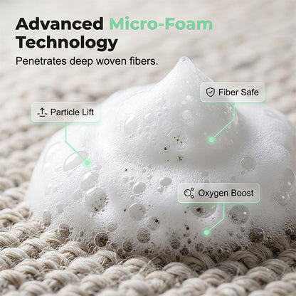 🔥100ml Extra-Large🔥 Waterless Carpet Cleaner Foam – Powerful Deep Stain Removal for Rugs & Upholstery, with Cleaning Towel