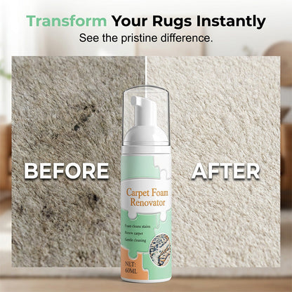 🔥100ml Extra-Large🔥 Waterless Carpet Cleaner Foam – Powerful Deep Stain Removal for Rugs & Upholstery, with Cleaning Towel