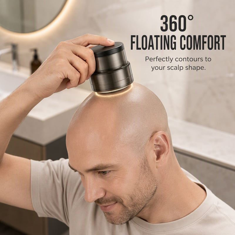 2-in-1 Smart Head Shaver & Beard Trimmer