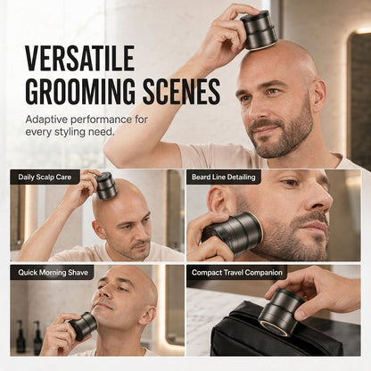2-in-1 Smart Head Shaver & Beard Trimmer