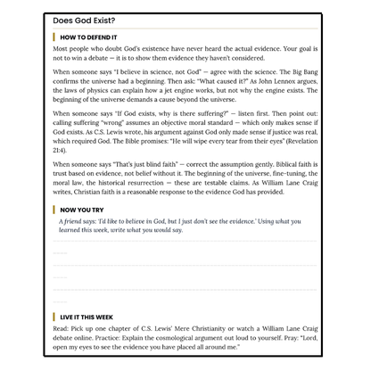 Systematic Theology: 52 Week Workbook for Adults