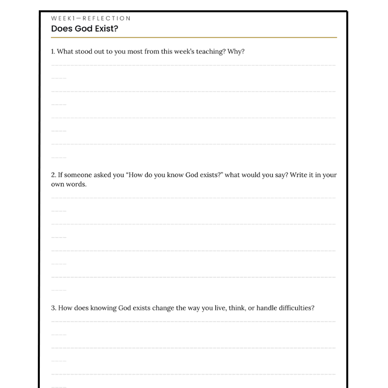 Systematic Theology: 52 Week Workbook for Adults