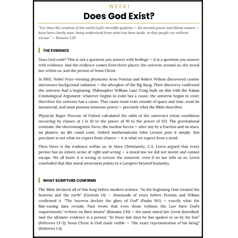 Systematic Theology: 52 Week Workbook for Adults