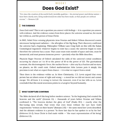 Systematic Theology: 52 Week Workbook for Adults